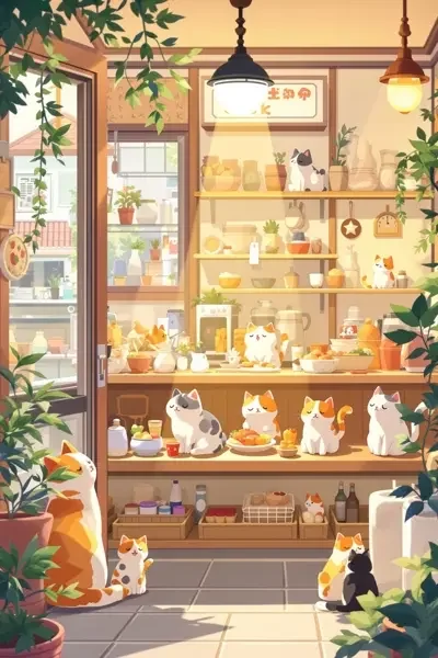 猫咪食堂 番剧封面