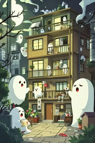 幽灵公寓 番剧封面